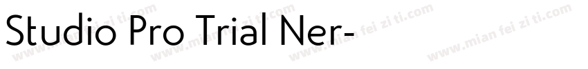 Studio Pro Trial Ner字体转换